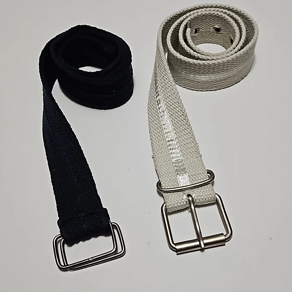Boy's Navy & Gray Adjustable Tweed Belts Size 24